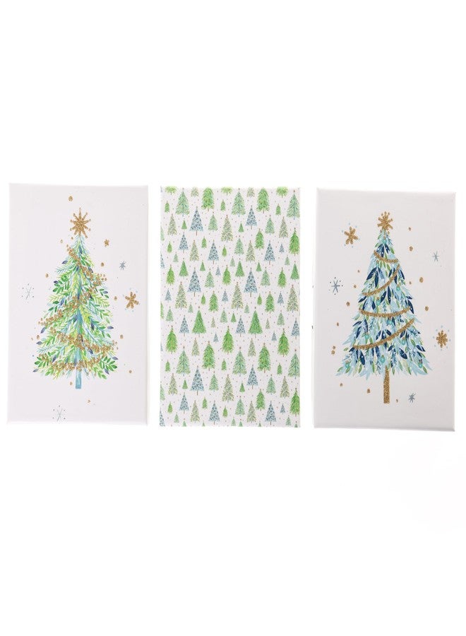 Graphique Christmas Gift Card Holders, Set of 3 Boxes, Sparkly Glitter Accents - Image 1